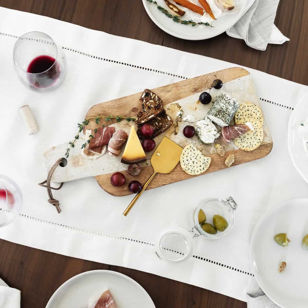 Individual charcuterie snack box