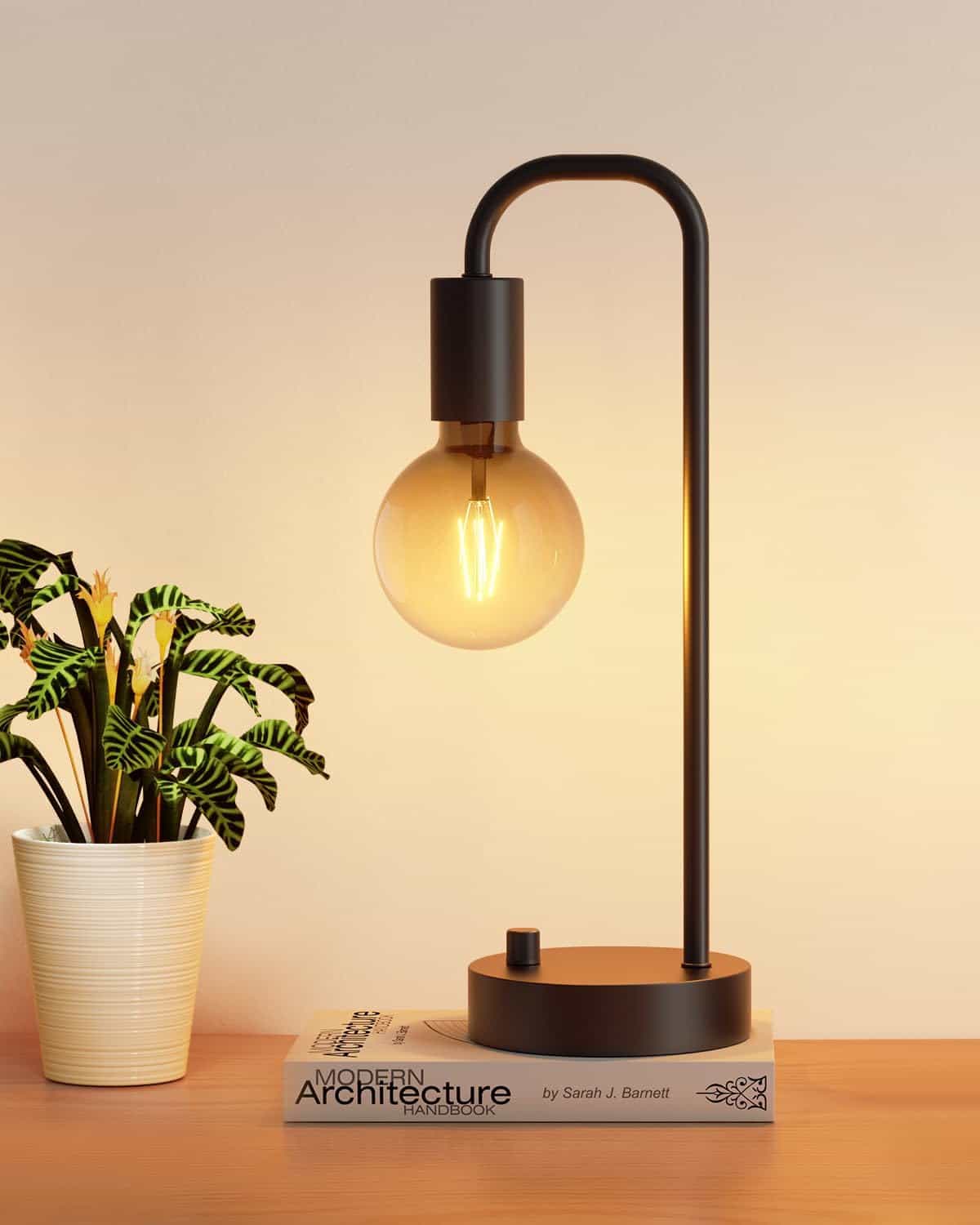 Industrial Table Lamp for Bedroom