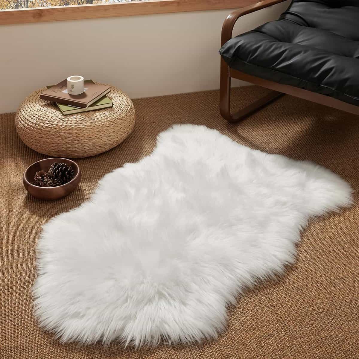 Ashler Faux Fur Rug