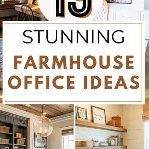 19 Inspiring Farmhouse Home Office Ideas for a Cozy Workspace