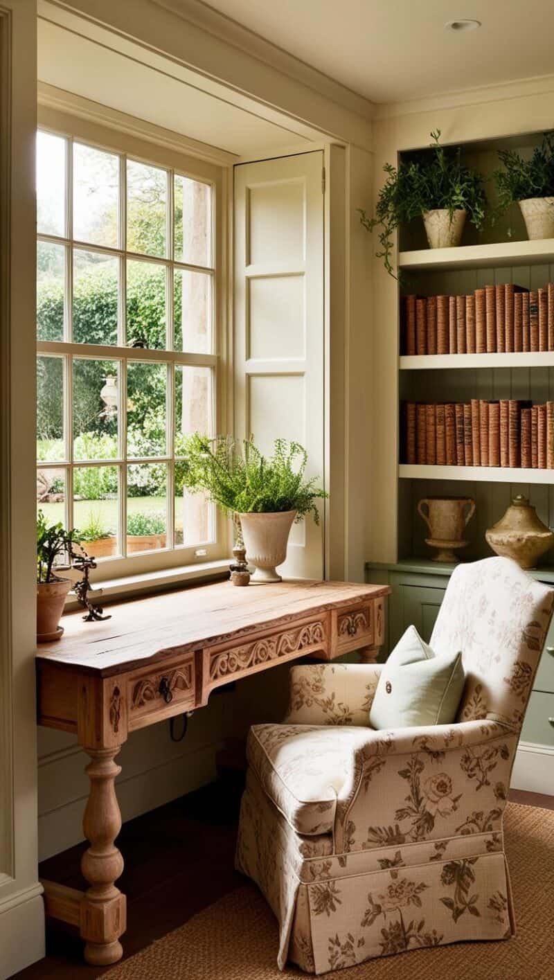 20 Vintage Home Office Inspiration Ideas for a Chic Workspace - Work ...
