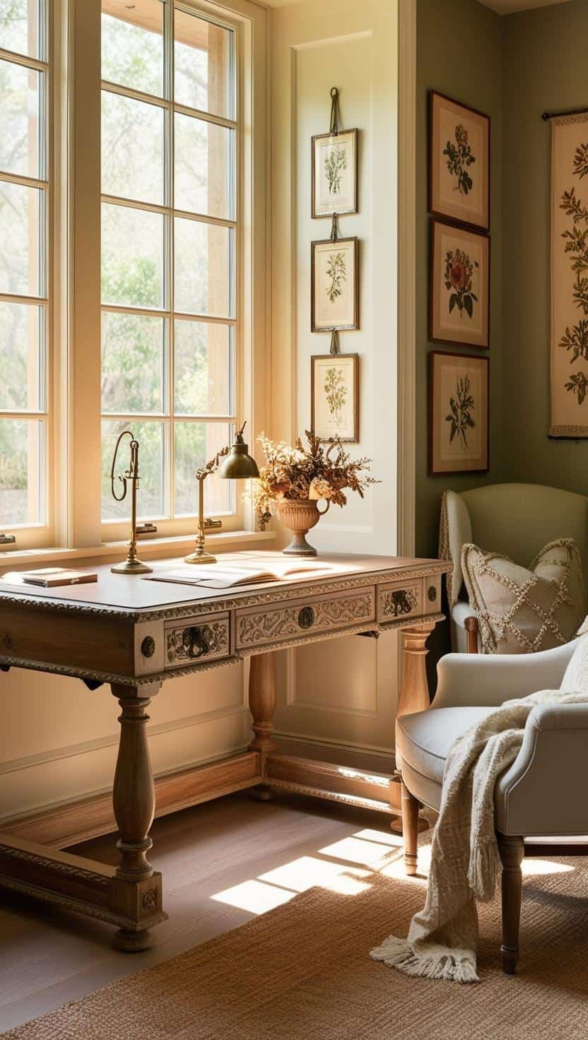 Timeless Vintage Home Office Inspiration for Stylish Workspaces