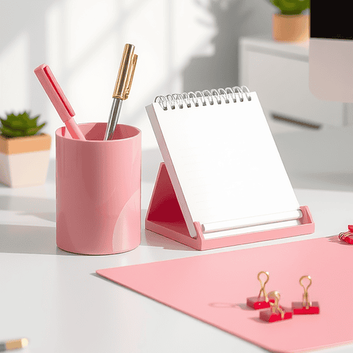 24 Stylish Pink Office Decor Ideas for Women