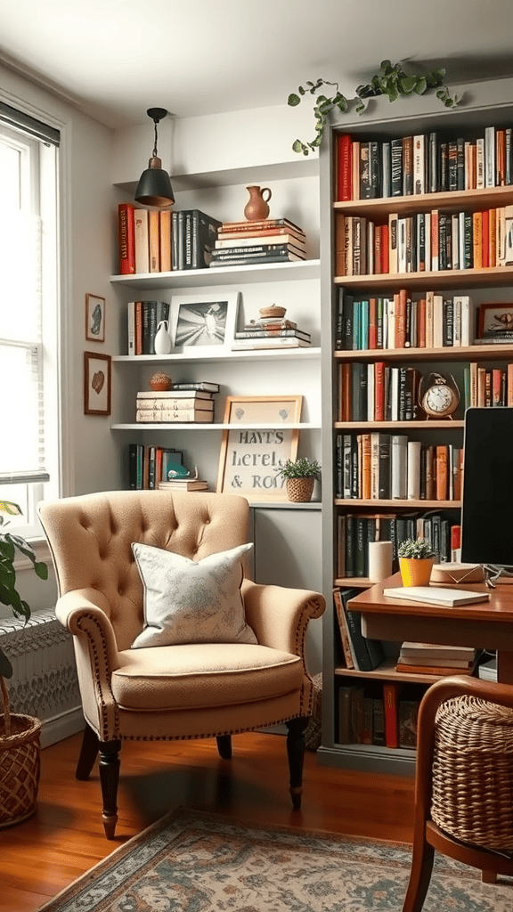 20 Vintage Home Office Inspiration Ideas for a Chic Workspace - Work ...