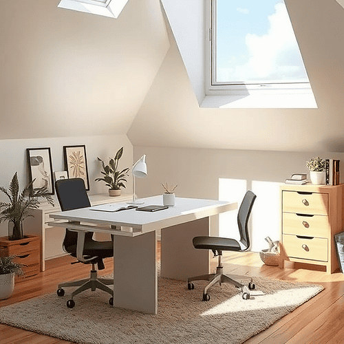 26 Creative Home Office Ideas for Your Attic Space