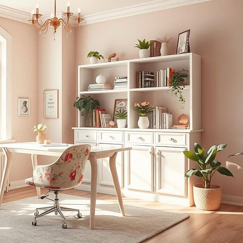 feminine home office ideas