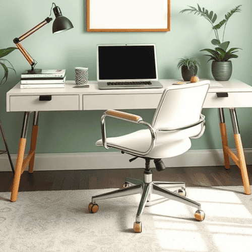 16 Beautiful Wall Colors for a Feminine Home Office