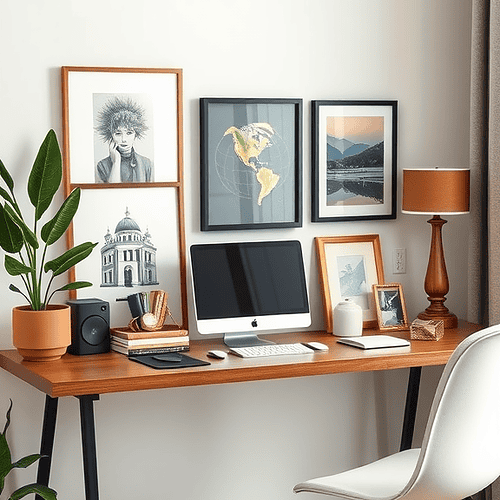 34 Cozy Warm & Dark Home Office Inspiration Ideas