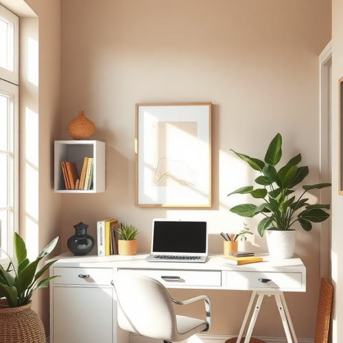 31 Chic and Classy Feminine Home Office Ideas