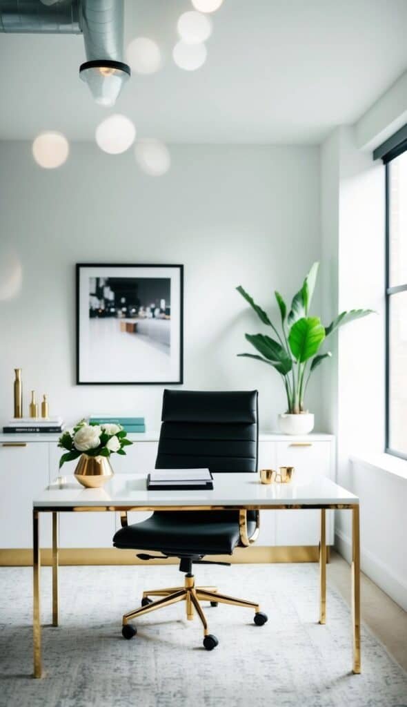 21 Stylish White Home Office Ideas - Work Well Remote