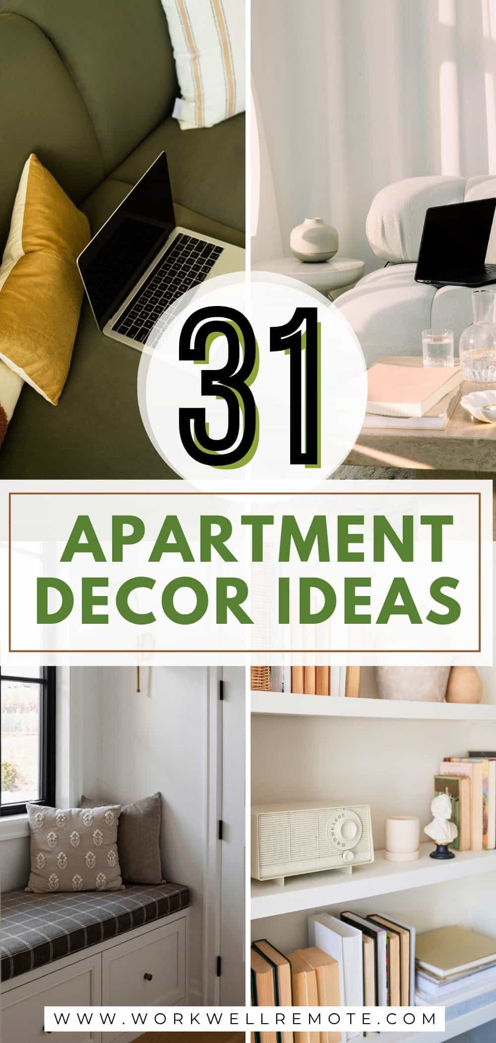 31 Inspiring Home Office Ideas for Your Apartment - Work Well Remote