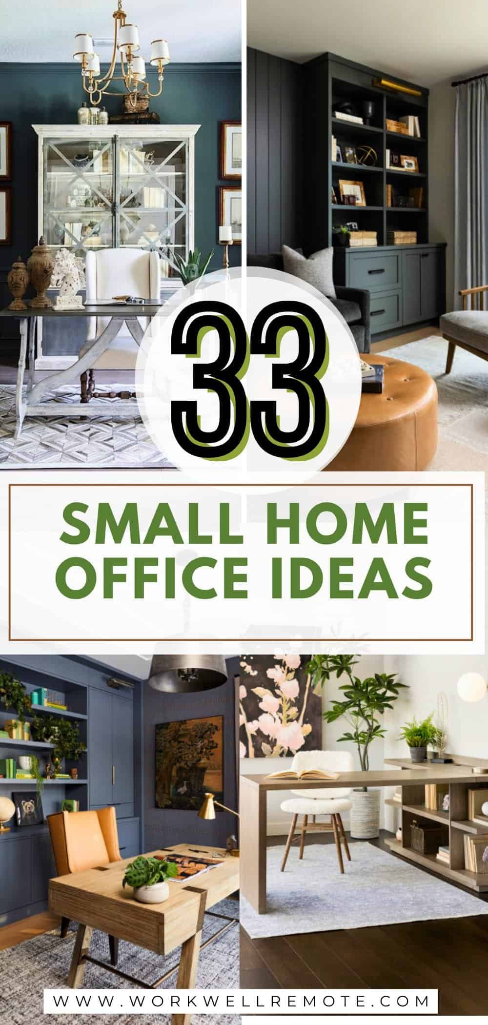 33 Inspiring Small Office Ideas for Your Spare Room - Work Well Remote