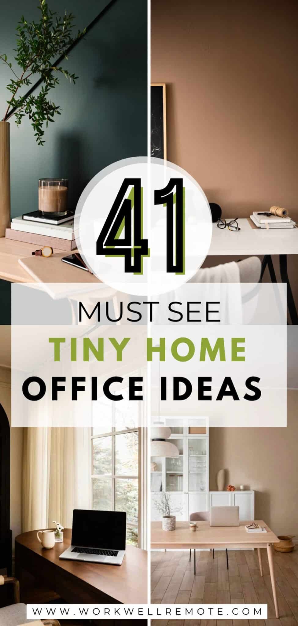 View of 41 Creative Tiny Home Office Ideas for Small Apartments - Work Well Remote