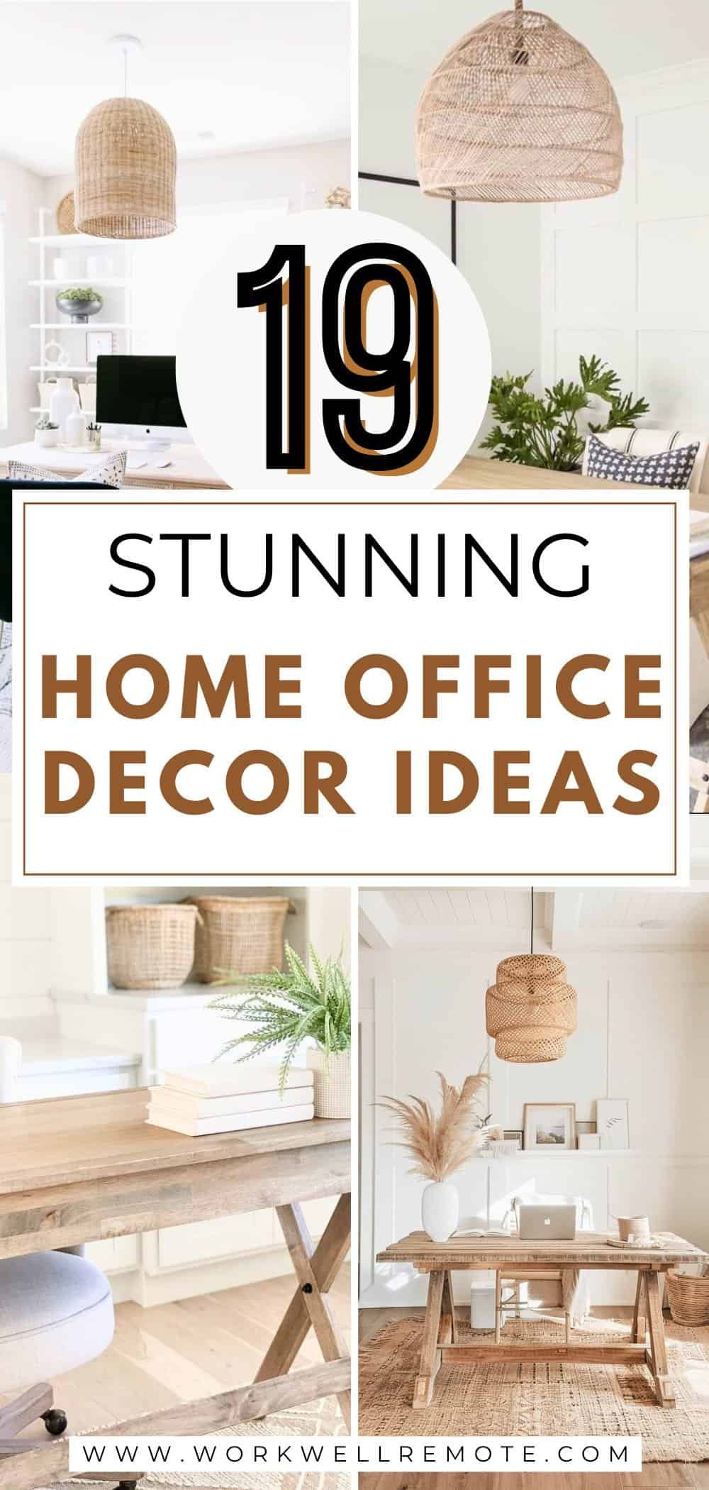 19 Inspiring Ideas for Home Office Decor with Neutral Rugs - Work Well ...