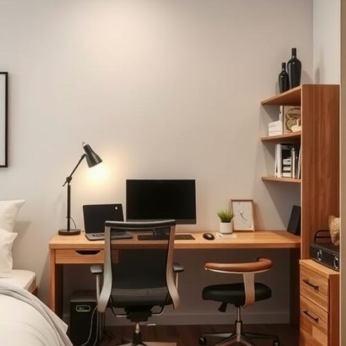 25 Innovative Bedroom Office Combo Ideas