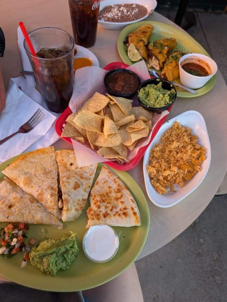 Cheese Quesadillas with Salsa