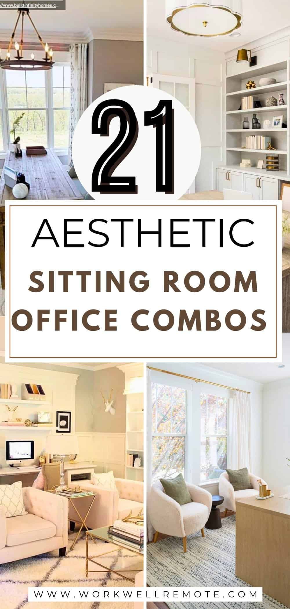 21 Stunning Sitting Room Office Combo Ideas - Work Well Remote