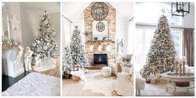 All-White Christmas Tree