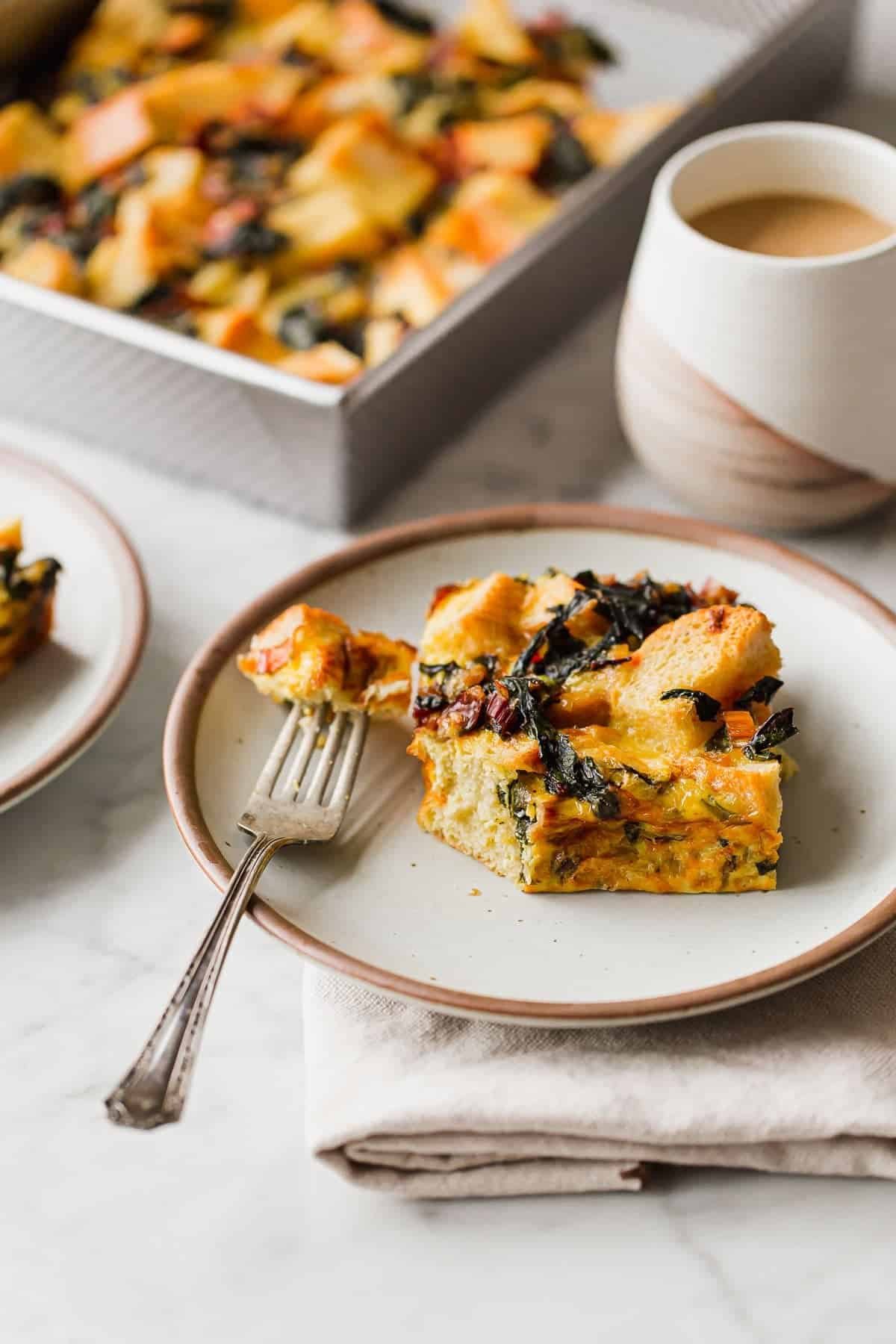 Overnight Vegetarian Breakfast Strata