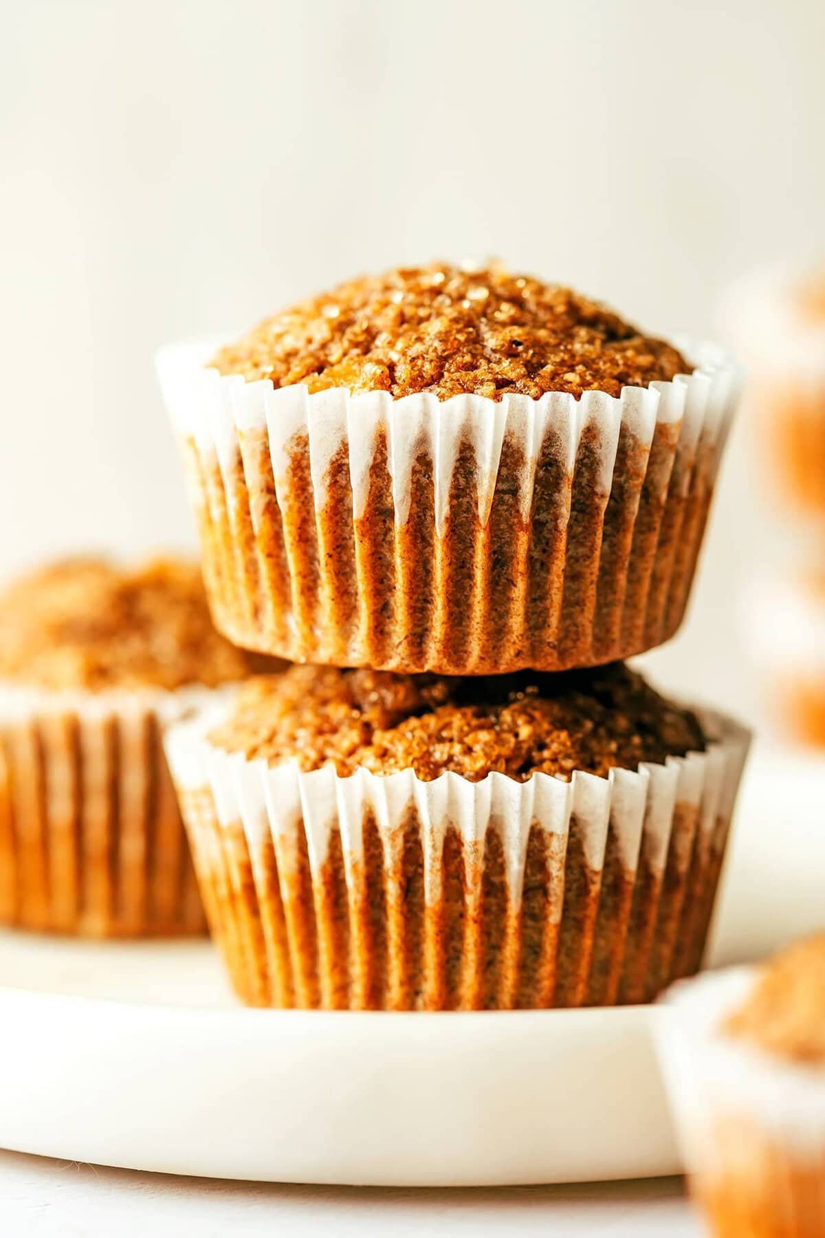 Healthy banana muffins recipe perfect for an after school snack