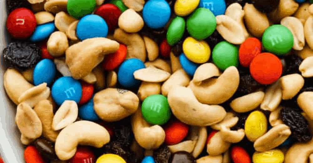 Homemade trail mix after school snack recipe idea