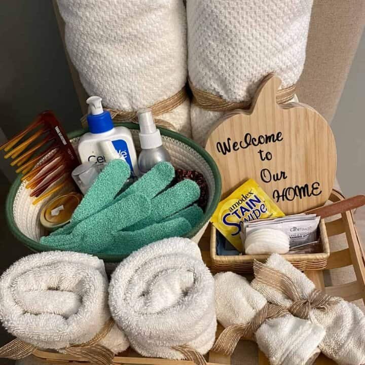 Welcome Basket & Tray Styling
