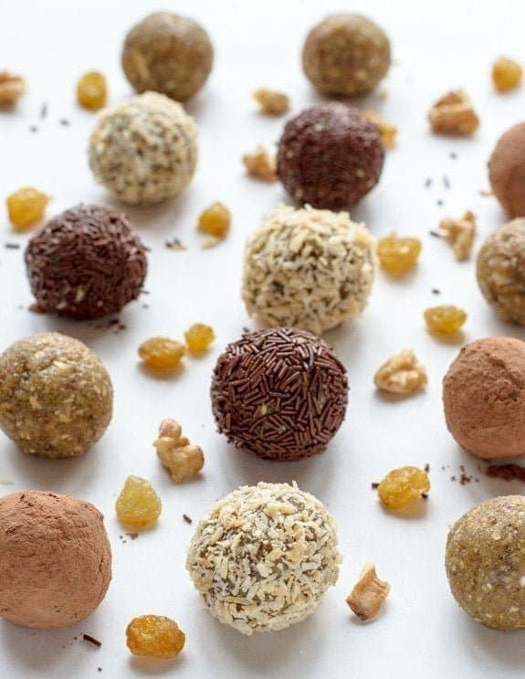 No Bake Energy Bites after school snack recipe with oats and peanut butter