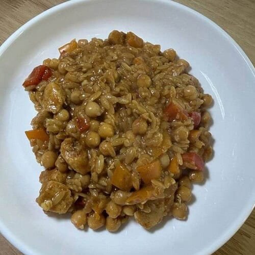 One Pot Chicken Chickpea Orzo