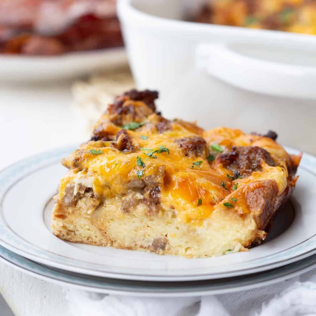 Overnight Sausage and Egg Casserole