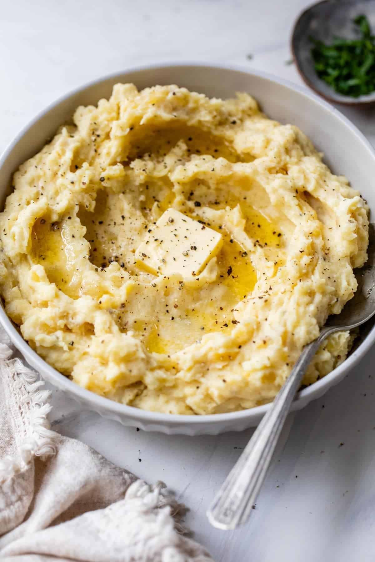 Creamy crockpot mashed potatoes