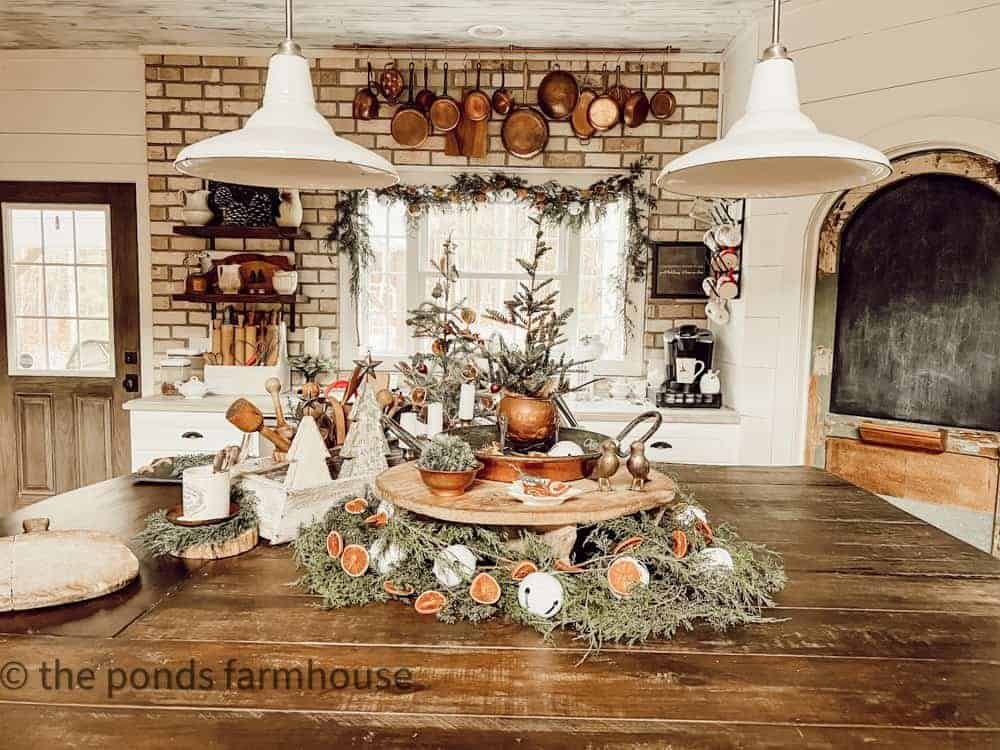Copper and Cedar Farmhouse Island