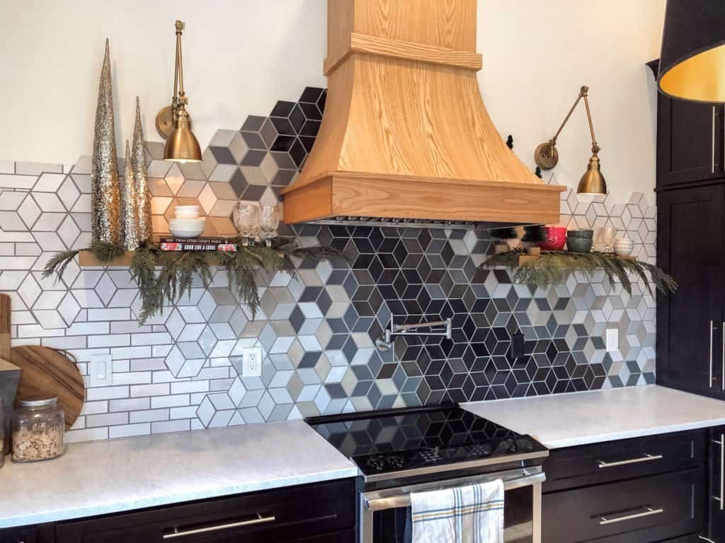 Metallic Floating Shelves
